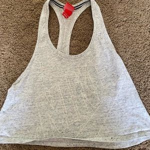 Nike cropped razor back tank top